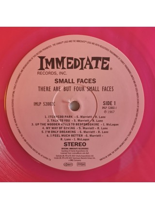 35004660		 Small Faces – There Are But Four Small Faces	" 	Mod, Psychedelic Rock"	Pink Translucent, 180 Gram, Limited	1967	  Immediate – IMLP52002C	S/S	 Europe 	Remastered	2023