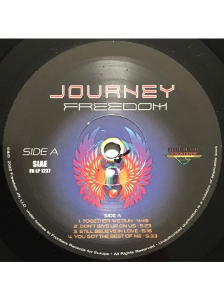 35016305	 	 Journey – Freedom	 Classic Rock, Pop Rock, Soft Rock	Black, 180 Gram, Gatefold, 2lp	2022	" 	Frontiers Music SRL – FR LP 1237"	S/S	 Europe 	Remastered	08.07.2022