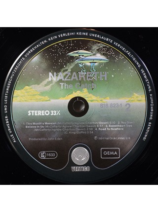 1404191		Nazareth –The Catch	Hard Rock	1984	Vertigo – 818 823-1	NM/NM	Germany	Remastered	1984