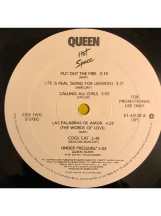 1402081	Queen ‎– Hot Space (конверт пробит)	Hard Rock, Prog Rock, Arena Rock	1988	Elektra – E1-60128	NM/NM	USA