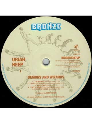 161131	Uriah Heep – Demons And Wizards	"	Prog Rock, Classic Rock"	1972	"	Bronze – BMGRM087LP, Sanctuary – BMGRM087LP, BMG – BMGRM087LP"	S/S	UK & Europe	Remastered	2015