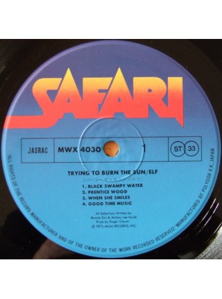 1403683	ELF – Trying To Burn The Sun  (Re 1980),  no OBI	Hard Rock	1975	Safari Records – MWX 4030	NM/NM	Japan