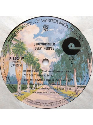 1403692	Deep Purple – Stormbringer	Hard Rock, Classic Rock 	1974	Warner Bros. Records – P-8524W	NM/NM-	Japan