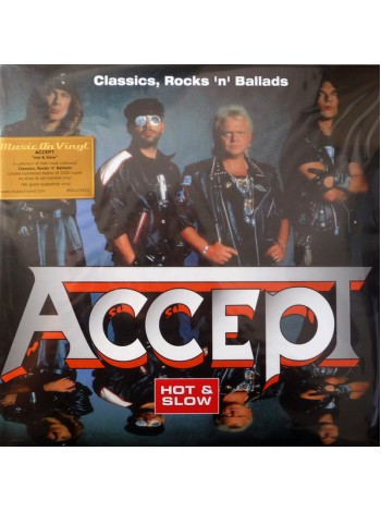 33000049	 Accept – Classics, Rocks 'n' Ballads - Hot & Slow, 2lp	" 	Heavy Metal"	 Limited Edition, Numbered, silver & red marbled	2000	" 	Music On Vinyl – MOVLP2452"	S/S	 Europe 	Remastered	03.07.20