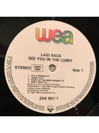500433	Laid Back – See You In The Lobby	1987	WEA – 254 867-1	EX/EX	Europe