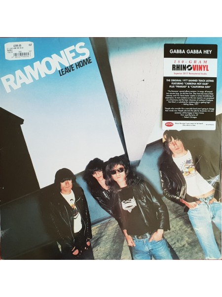 35000069	Ramones – Leave Home 	" 	Rock & Roll, Punk"	1977	Remastered	2018	" 	Sire – RR1 6031, Rhino Records (2) – 081227940256"	S/S	 Europe 