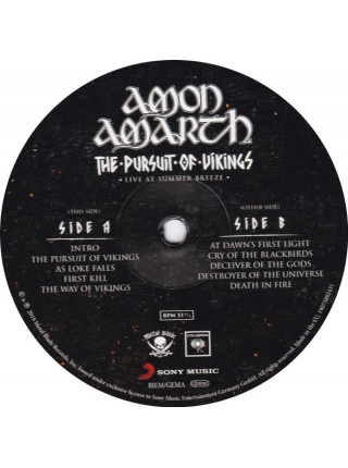 35000230	Amon Amarth – The Pursuit Of Vikings - Live At Summer Breeze  2LP 	 Death Metal, Melodic Death Metal	  Black Vinyl/Gatefold	2018	 Metal Blade Records – 19075892431	S/S	 Europe 	Remastered	"	30 апр. 2021 г.