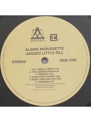 35000031		Alanis Morissette – Jagged Little Pill 	" 	Alternative Rock, Pop Rock"	 180 Gram Black Vinyl	1995	" 	Reprise Records – R1 45901, Maverick – 081227971687"	S/S	 Europe 	Remastered	####