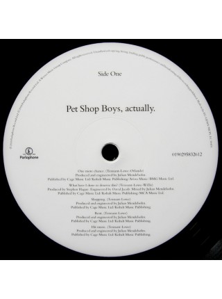 35005553		 Pet Shop Boys – Actually	" 	Electronic, Pop"	Black, 180 Gram	1987	" 	Parlophone – 0190295832612"	S/S	 Europe 	Remastered	02.03.2018