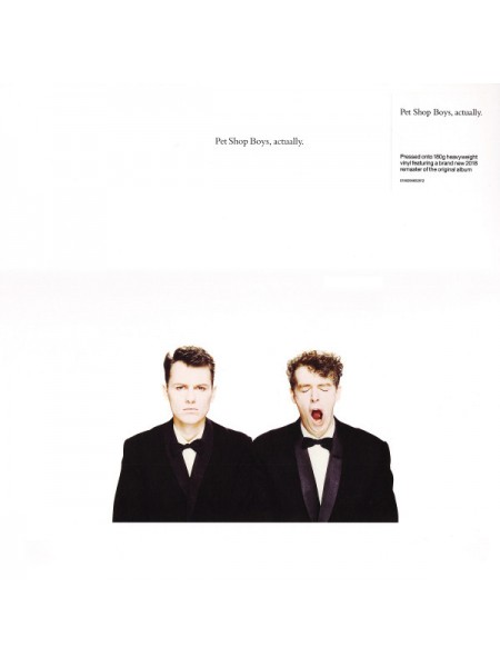 35005553	 Pet Shop Boys – Actually	" 	Electronic, Pop"	1987	" 	Parlophone – 0190295832612"	S/S	 Europe 	Remastered	02.03.2018