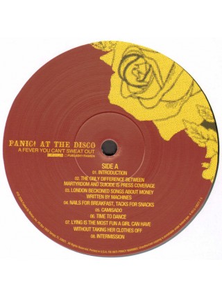 35002333	 Panic! At The Disco – A Fever You Can't Sweat Out	" 	Emo, Pop Rock, Pop Punk"	2005	" 	Decaydance – 7567-86676-2"	S/S	 Europe 	Remastered	"	12 мая 2017 г. "