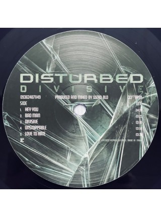 35002385	Disturbed - Divisive (coloured)	Divisive (coloured)	2022	" 	Reprise Records – 093624867418"	S/S	 Europe 	Remastered	"	18 нояб. 2022 г. "