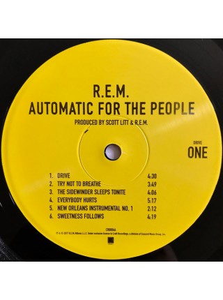 35006506	 R.E.M. – Automatic For The People	" 	Alternative Rock, Pop Rock"	Black	1992	" 	Craft Recordings – CR00046"	S/S	 Europe 	Remastered	10.11.2017