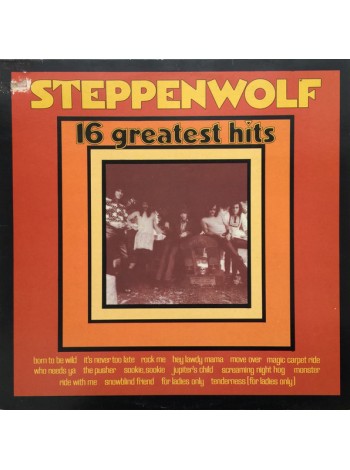 1402124	Steppenwolf – 16 Greatest Hits	Psychedelic Rock, Classic Rock	1973	ABC Records – 27 136 ET	NM/NM	Europe