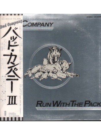 1404806		Bad Company – Run With The Pack	OBI	Hard Rock, Classic Rock	1976	Island Records – ILS-80455	NM/EX+ 	Japan	Remastered	1976