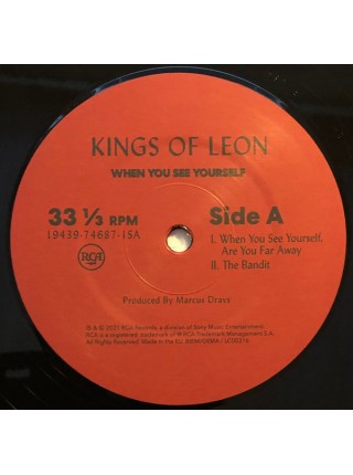 35014523		 Kings Of Leon – When You See Yourself, 2lp	" 	Alternative Rock, Indie Rock"	Black, Gatefold	2021	" 	RCA – 19439-74687-1, Sony Music – 19439-74687-1"	S/S	 Europe 	Remastered	05.03.2021