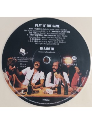 35000163	 Nazareth  – Play 'N' The Game,  Limited Cream Vinyl	" 	Hard Rock"	Limited Cream Vinyl, Remastered	1976	" 	Salvo – SALVO390LP"	S/S	 Europe 	Remastered	2019
