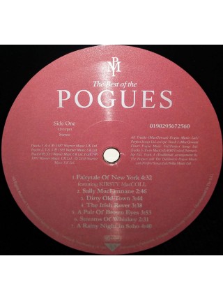 35002465		 The Pogues – The Best Of The Pogues	" 	Folk, Folk Rock"	Black	1991	" 	Pogue Mahone Records – 0190295672560"	S/S	 Europe 	Remastered	08.06.2018