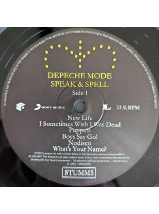 500842	Depeche Mode – Speak & Spell ( Re. 2020)	"	Synth-pop"	1981	"	Mute – STUMM5, Sony Music – 88985329991, Legacy – 88985329991"	S/S	Europe