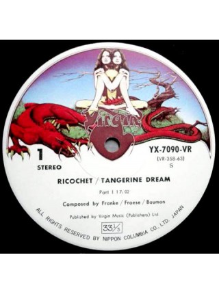 1403698	Tangerine Dream ‎– Ricochet	Electronic, Experimental, Ambient 	1976	Virgin – YX-7090-VR	NM/NM	Japan