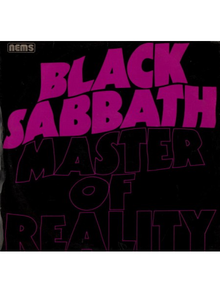 600278	Black Sabbath – Master Of Reality ( Re 1976 ) POSTER (copy)		1971	NEMS – NEL 6004	EX+/EX+	UK