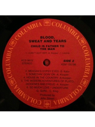 35008547	 Blood, Sweat And Tears – Child Is Father To The Man	" 	Blues Rock, Psychedelic Rock, Jazz-Rock"	Black, 180 Gram	1968	" 	Columbia – CS 9619"	S/S	 Europe 	Remastered	3.3.2022