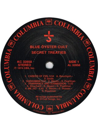 35008556		 Blue Öyster Cult – Secret Treaties	 Heavy Metal, Prog Rock	Black, 180 Gram	1974	" 	Speakers Corner Records – KC 32858"	S/S	 Europe 	Remastered	24.07.2014