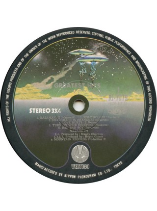 1400494	Nazareth  – Greatest Hits	1976	Vertigo – RJ-7079	NM/NM	Japan
