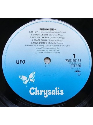 1400458	UFO  – Phenomenon (Re 1982)	1974	Chrysalis – WWS-50133	NM/NM	Japan