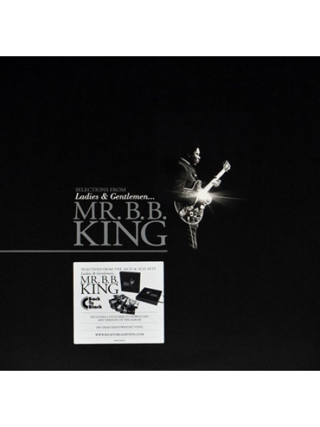 35014539		 B.B. King – Selections From: Ladies & Gentlemen ... Mr. B.B. King, 2lp	"	Blues "	Black, 180 Gram, Gatefold	2012	 Universal Music Group International – 0600753629734	S/S	 Europe 	Remastered	05.11.2015