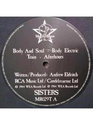 35015151	 	 The Sisters Of Mercy – Body And Soul / Walk Away	"	Goth Rock "	Blue Galaxy, RSD, Limited	2024	" 	Warner – 5054197809422"	S/S	 Europe 	Remastered	20.04.2024