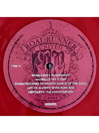 35016777	 	 Various  - Roadrunner United – The Concert	" 	Heavy Metal"	Red Black White, Triplefold, Limited, 3lp	2024	" 	Roadrunner Records – RCV1 680953"	S/S	 Europe 	Remastered	10.03.2023