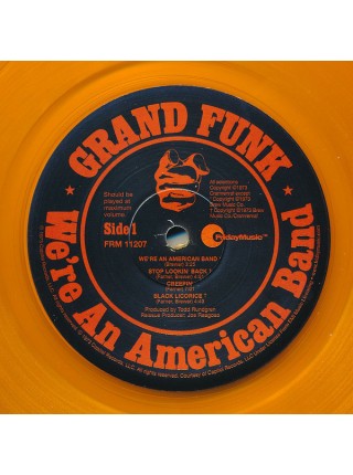 1400928	Grand Funk – We're An American Band  (Re 2011) Gold Vinyl	1973	Friday Music – FRM 11207	M/M	USA