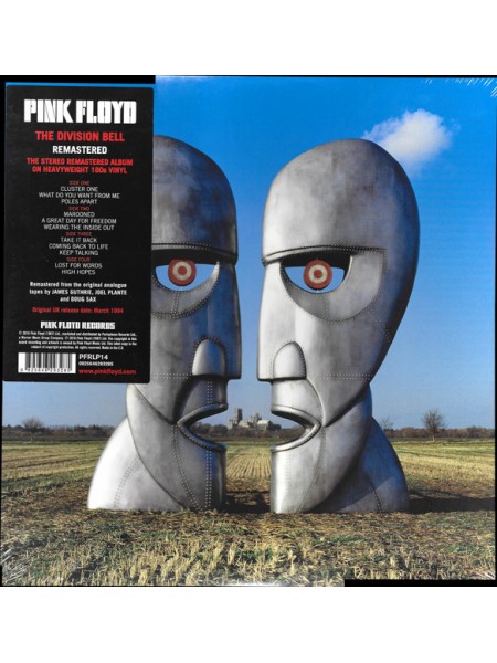 160875	Pink Floyd – The Division Bell  2LP (Re 2016)	"	Arena Rock, Prog Rock"	1994	"	Parlophone – 0825646293285, Pink Floyd Records – PFRLP14"	S/S	Europe