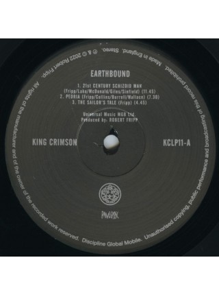 35003596		 King Crimson – Earthbound	" 	Prog Rock"	Black, 200 Gram	1972	" 	Discipline Global Mobile – KCLP11"	S/S	 Europe 	Remastered	"	9 дек. 2022 г. "