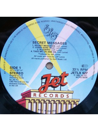 1401282	Electric Light Orchestra – Secret Messages	1983	Jet Records – JETLX 527	NM/EX	UK