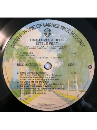 35008562		 Little Feat – Time Loves A Hero	" 	Southern Rock, Folk Rock, Jazz-Funk"	Black, 180 Gram	1977	" 	Speakers Corner Records – Warner BS 3015"	S/S	 Europe 	Remastered	15.11.2018