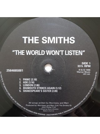 35001188	The Smiths – The World Won't Listen  2lp 	" 	Indie Rock"	1987	Remastered	2012	" 	Rhino Records (2) – 2564665881"	S/S	 Europe 