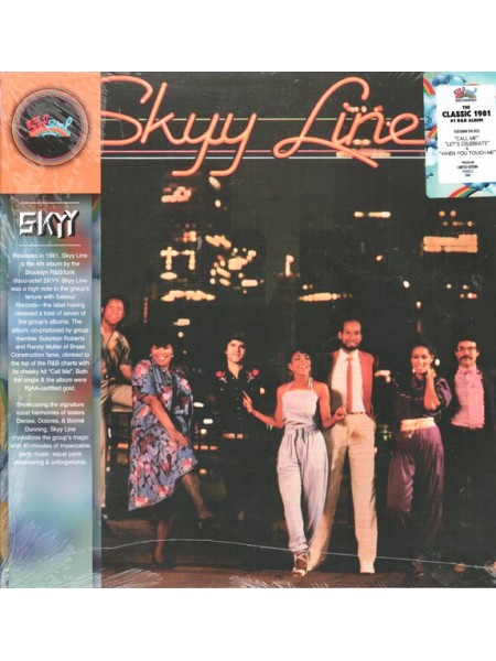 35000496	Skyy – Skyy Line ,  Limited Purple Vinyl 	" 	Reggae, Ballad, Funk, Disco"	1981	Remastered	2023	" 	Salsoul Records – SA-8548"	S/S	 Europe 
