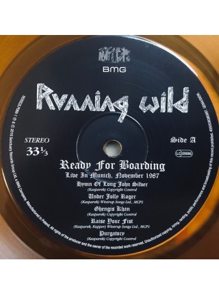 35015695	 	 Running Wild – Ready For Boarding	" 	Heavy Metal"	Orange, Gatefold, Limited, 2lp	1988	" 	Noise (3) – NOISE2LP068"	S/S	 Europe 	Remastered	27.05.2022