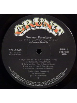 1401774	Jefferson Starship – Nuclear Furniture	Classic Rock	1984	Grunt – RPL-8248	NM/EX	Japan