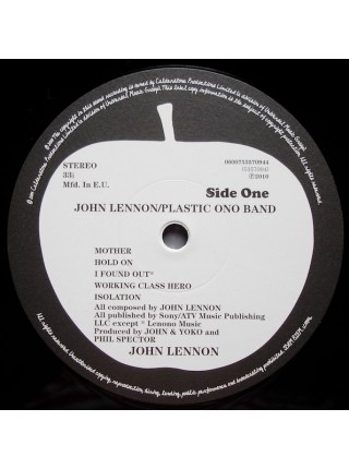 35008347	 John Lennon / Plastic Ono Band – John Lennon / Plastic Ono Band	" 	Pop Rock"	1970	"	Apple Records – 0600753570944 "	S/S	 Europe 	Remastered	21.08.2015