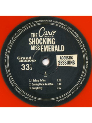 35008613	 Caro Emerald – The Shocking Miss Emerald (Acoustic Sessions)	" 	Jazz, Pop"	Orange, 180 Gram, Limited	2014	" 	Grandmono – GMVL068"	S/S	 Europe 	Remastered	23.04.2021