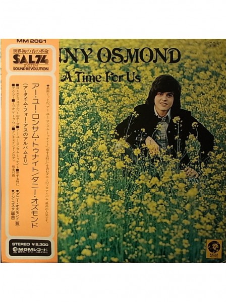 400827	Donny Osmond ‎– A Time For Us ( OBI, ins)		1973	MGM Records ‎– MM 2061	NM/NM	Japan