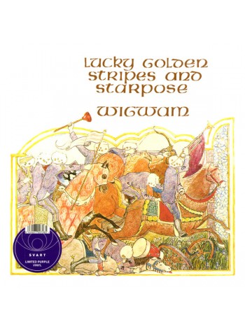 35014659		 Wigwam  – Lucky Golden Stripes And Starpose, 2lp	Lucky Golden Stripes And Starpose (coloured)	Purple, Gatefold, Limited	1976	" 	Svart Records – SRE160"	S/S	 Europe 	Remastered	07.01.2022