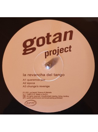 35000772	Gotan Project – La Revancha Del Tango  2LP 	 Trip Hop, Downtempo, Tango	2000	Remastered	2018	" 	¡Ya Basta! – YAB013LP"	S/S	 Europe 	ПАБ 