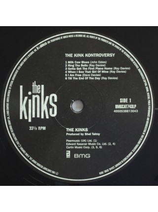 35000538	The Kinks – The Kink Kontroversy 	" 	Classic Rock"	1965	Remastered	2022	" 	BMG – BMGCAT743LP, ABKCO – BMGCAT743LP, BMG – 4050538813043"	S/S	 Europe 