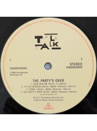 35000749	Talk Talk – The Party's Over 	" 	New Wave, Synth-pop"	1982	Remastered	2017	" 	Parlophone – 0190295792626"	S/S	 Europe 
