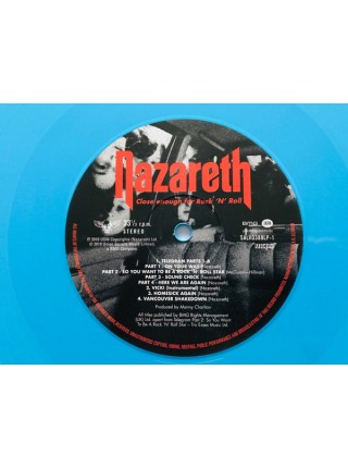 35000727	Nazareth  – Close Enough For Rock 'N' Roll , Blue Vinyl 	" 	Hard Rock"	1976	Remastered	2019	" 	Salvo – SALVO389LP"	S/S	 Europe 