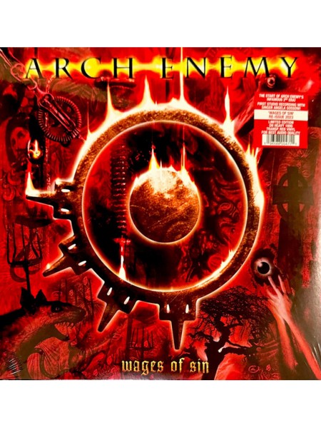 35015359	 	 Arch Enemy – Wages Of Sin	"	Melodic Death Metal "	Red, 180 Gram, Limited	2001	" 	Century Media – 19658800461"	S/S	 Europe 	Remastered	26.05.2023